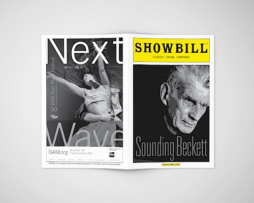 Sounding Beckett, Website and Showbill
